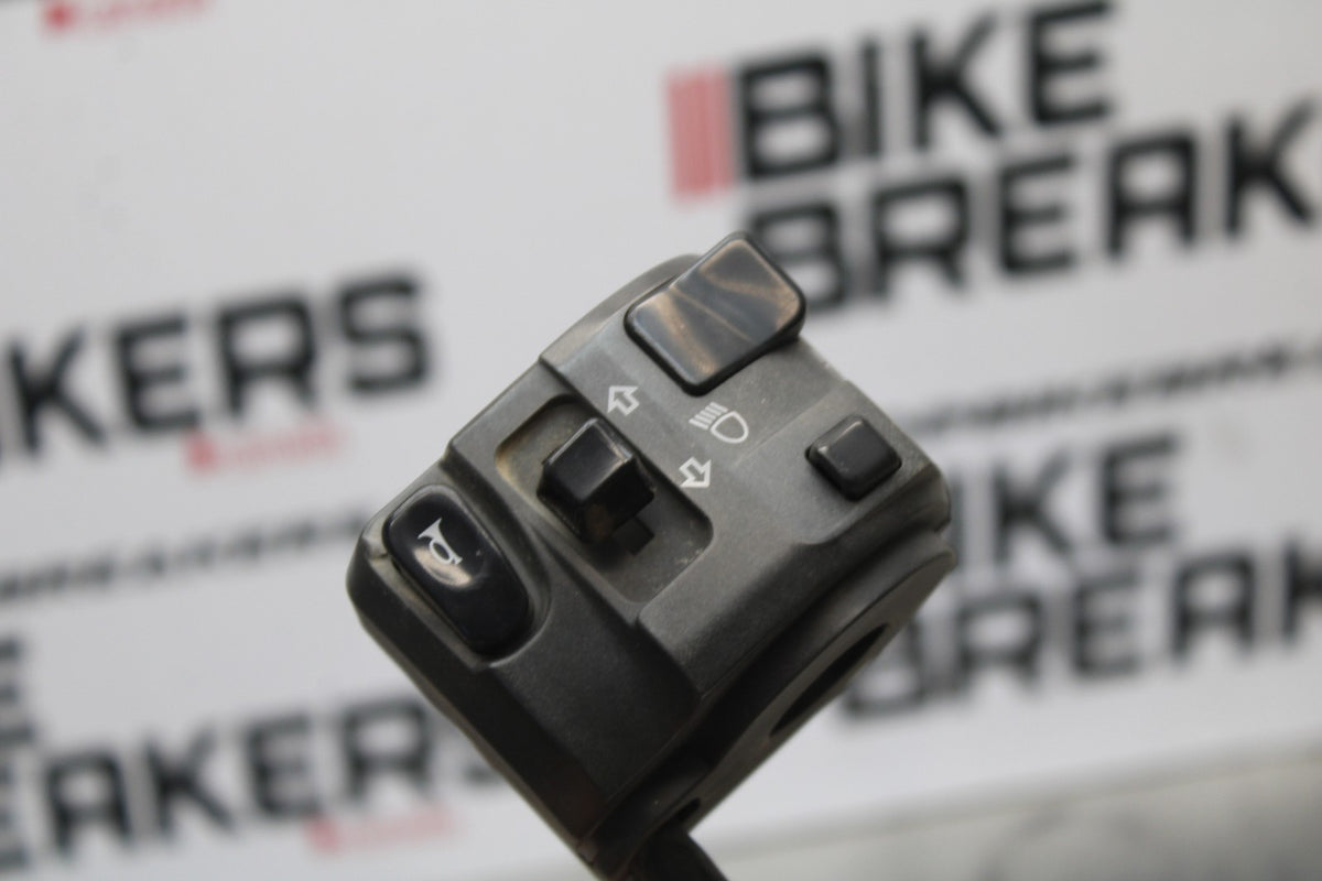 07-08 KAWASAKI NINJA ZX6R LEFT CLIP ON HANDLE HORN SIGNALS SWITCH SWITCHES BB203