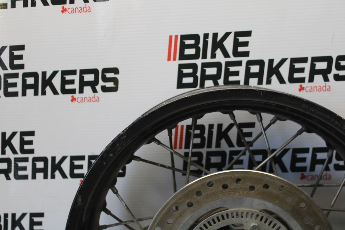 15 TRIUMPH TIGER 800 REAR WHEEL BACK RIM & ROTOR BB873