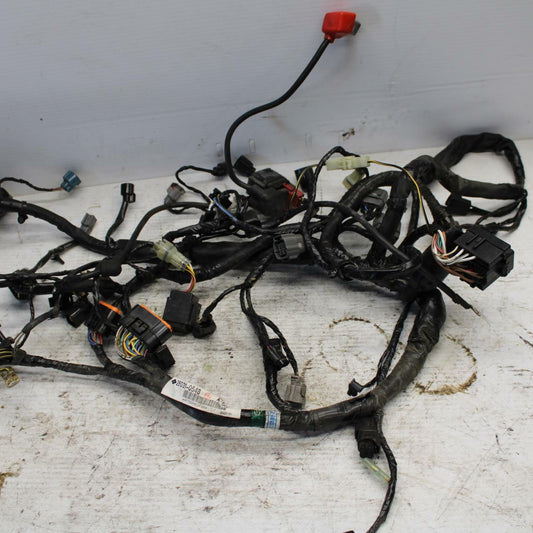 07-09 KAWASAKI VERSYS 650 MAIN ENGINE WIRING HARNESS MOTOR WIRE LOOM BB302