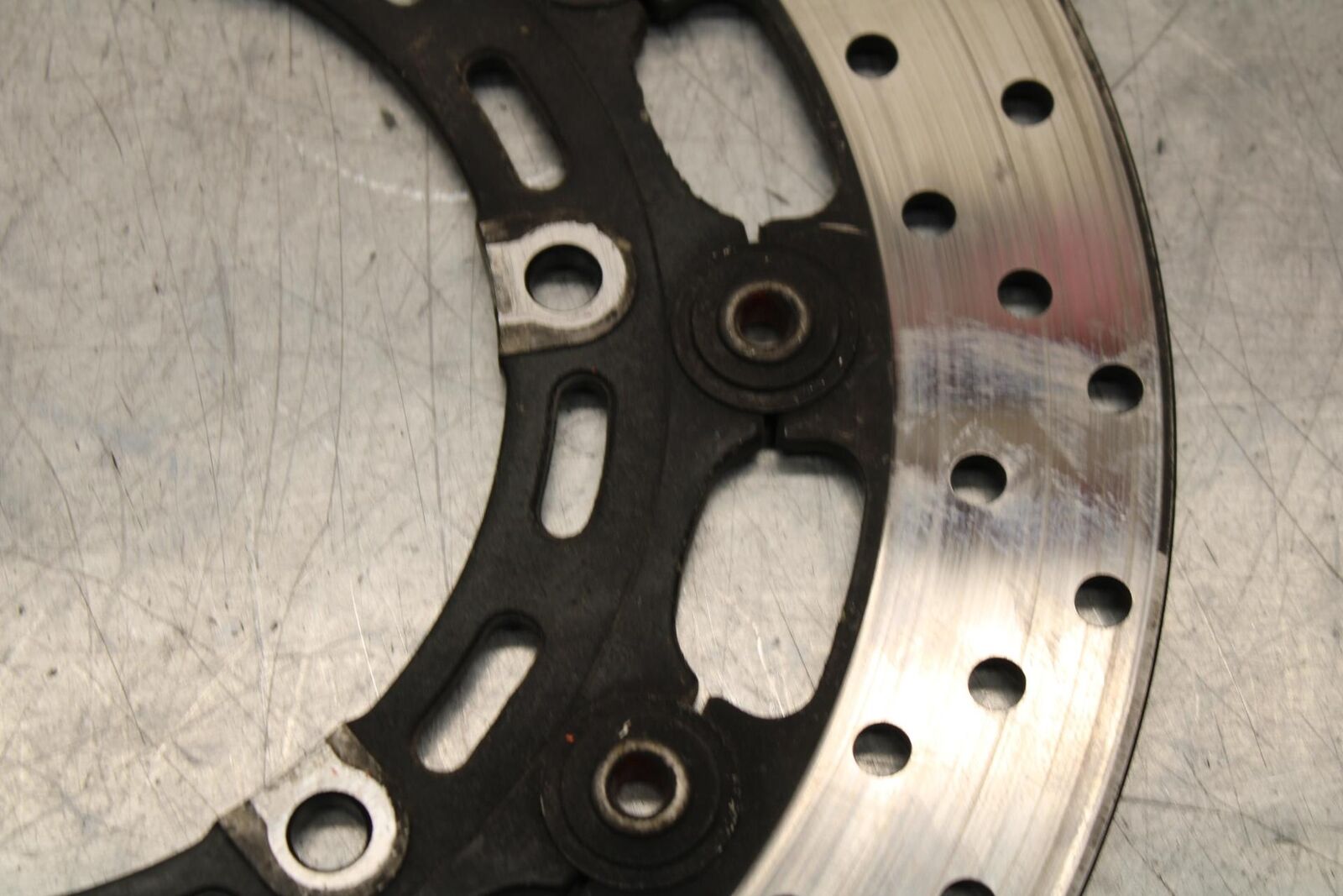 2000 Yamaha YZF R6 FRONT LEFT RIGHT BRAKE ROTORS DISCS 4SV-2581T-01-00 BB558