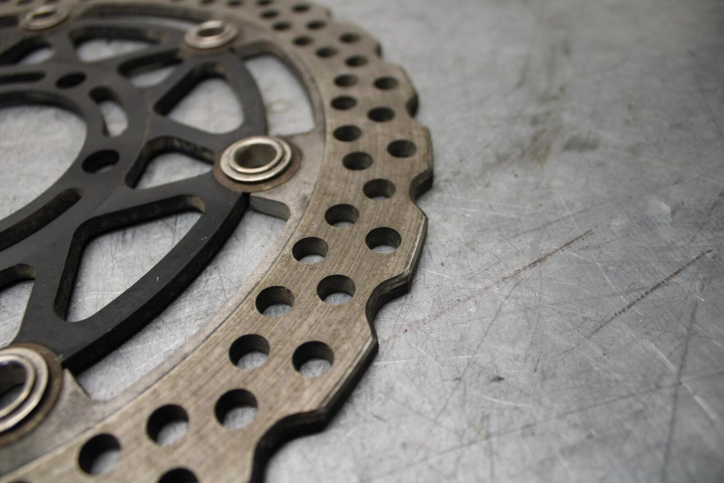 2009 Kawasaki Ninja ZX6R ZX600R FRONT BRAKE DISC ROTOR 41080-0077-5C BB44