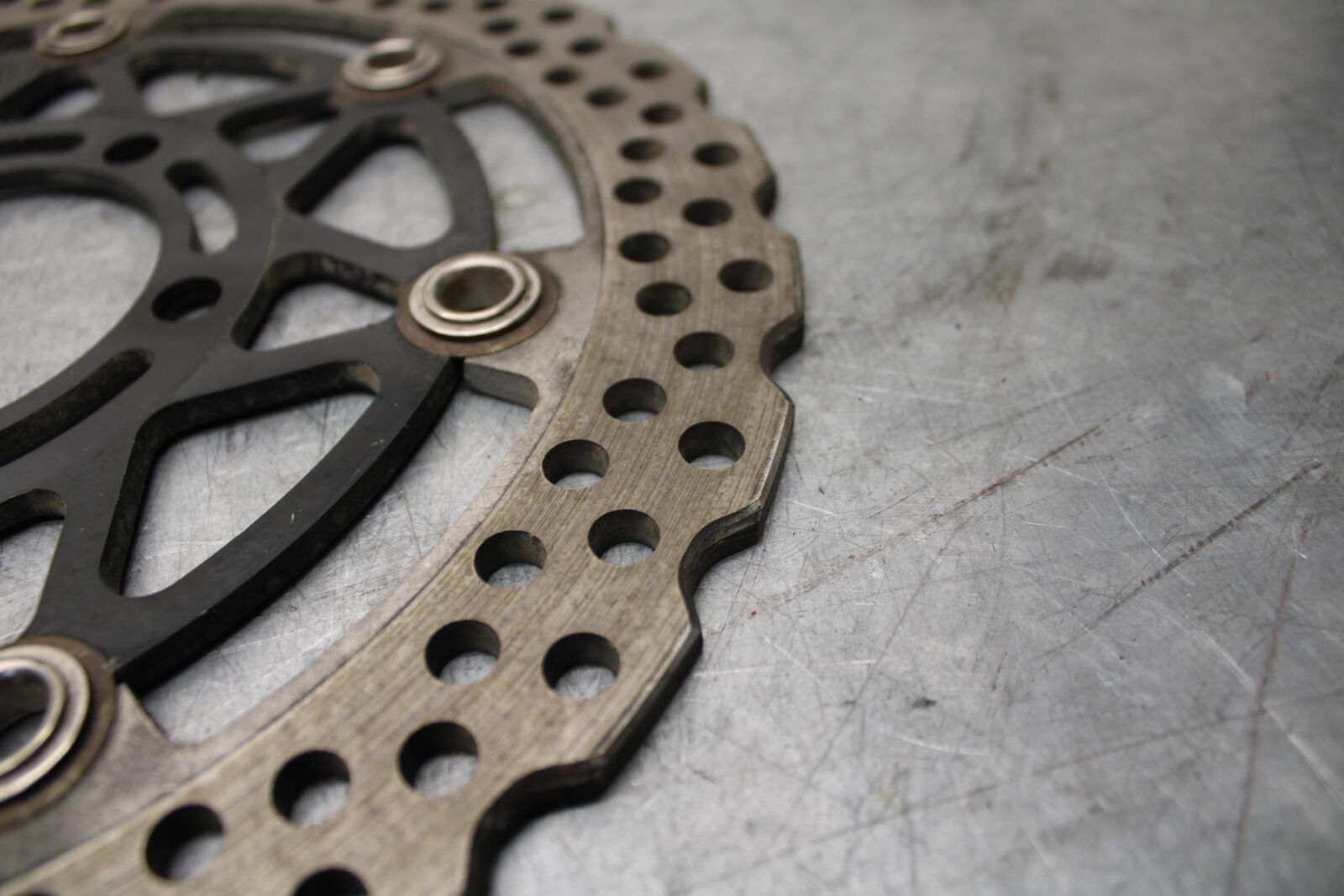 2009 Kawasaki Ninja ZX6R ZX600R FRONT BRAKE DISC ROTOR 41080-0077-5C BB44