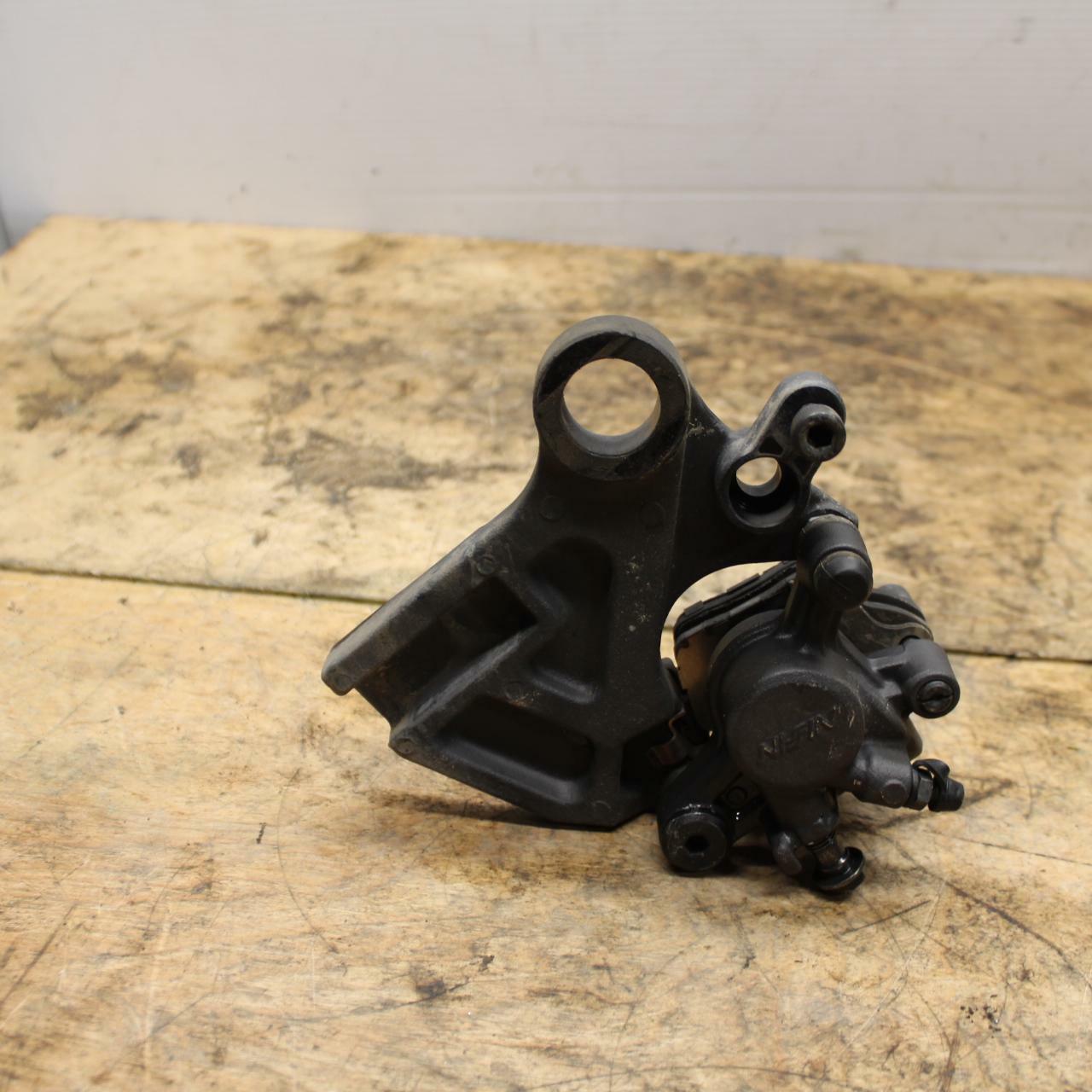 13-18 KAWASAKI NINJA ZX6R REAR BACK BRAKE CALIPER W MOUNT BRACKET BB349