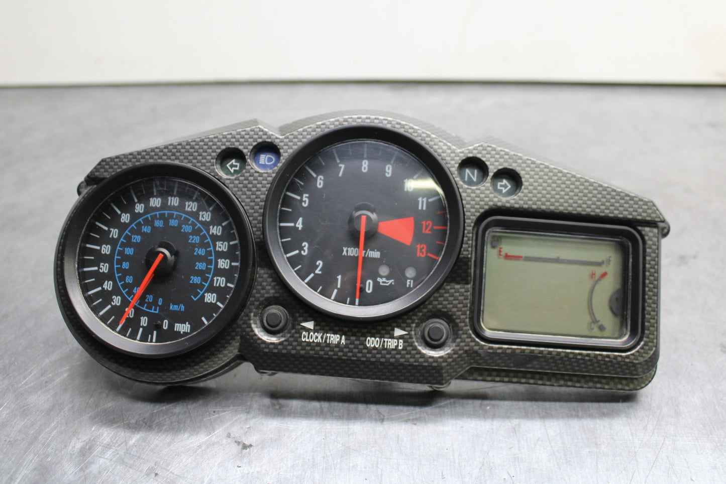 00-05 KAWASAKI NINJA ZX12R SPEEDO TACH GAUGES DISPLAY CLUSTER SPEEDOMETER BB121