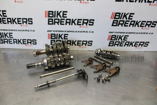 08-10 SUZUKI GSXR750 ENGINE MOTOR TRANSMISSION TRANNY GEARS BB854