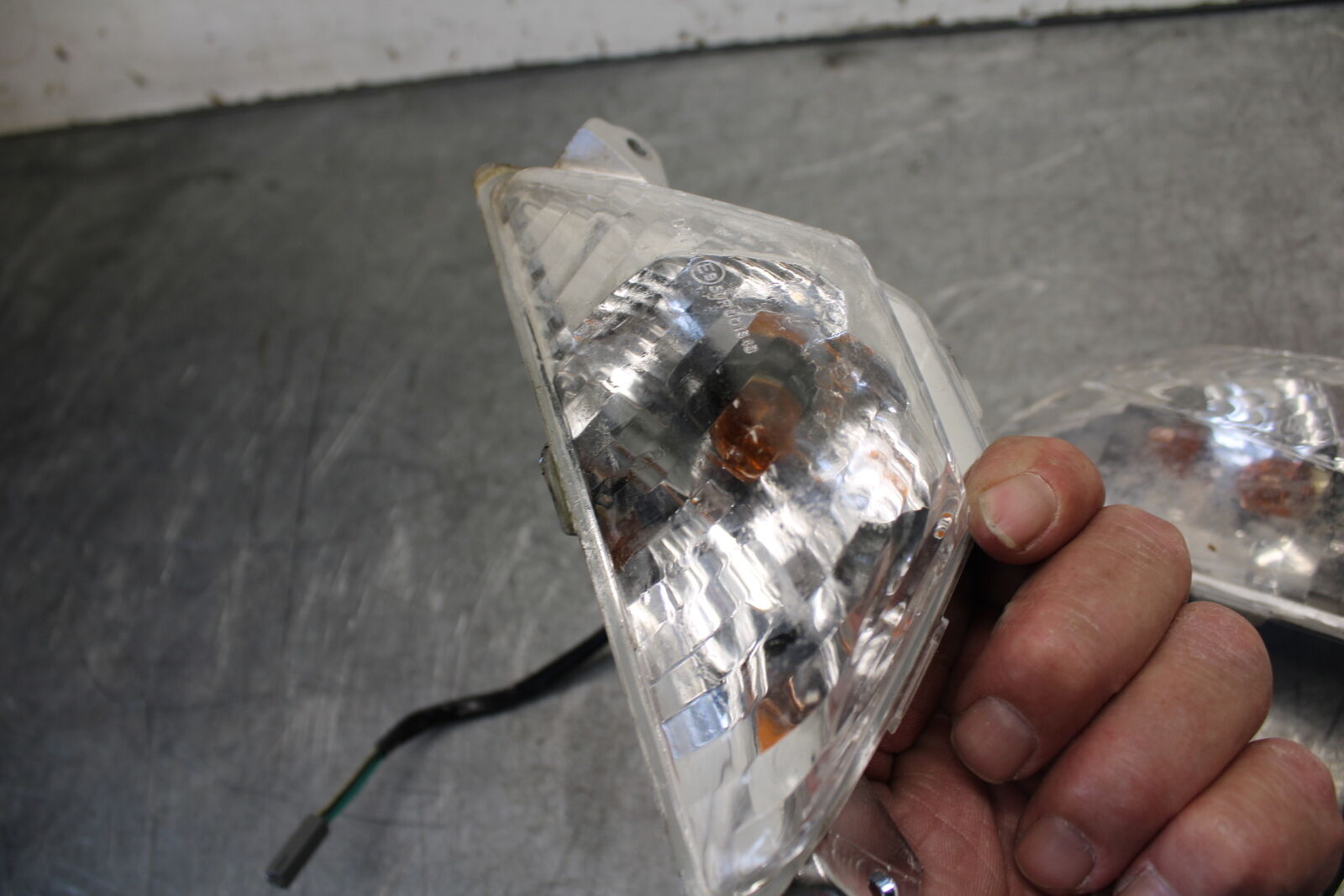 13-18 KAWASAKI NINJA ZX6R FRONT LEFT RIGHT TURN SIGNALS LIGHT INDICATORS BB682