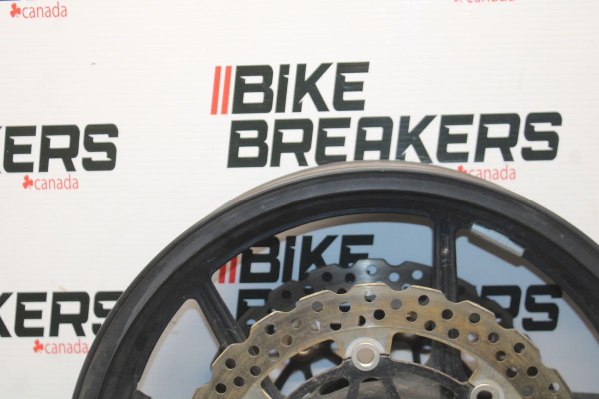 07 KAWASAKI NINJA 650 EX650 FRONT WHEEL FRONT RIM & ROTOR BB844