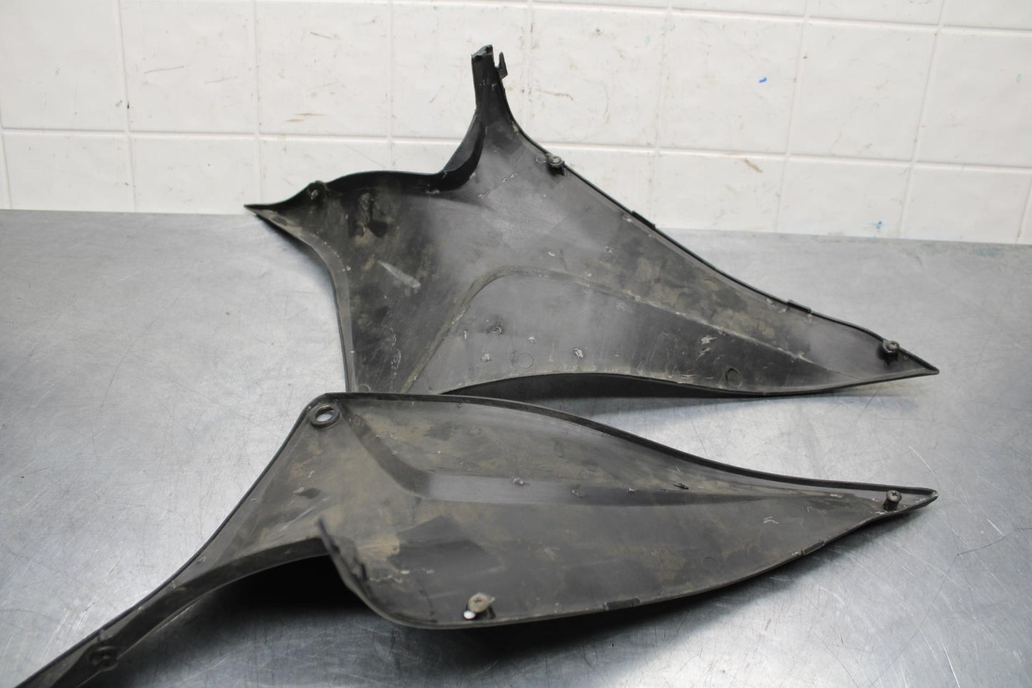 2007 Honda CBR600RR RIGHT LEFT FRONT SIDE SEAT PANELS TRIMS COWLS BB596