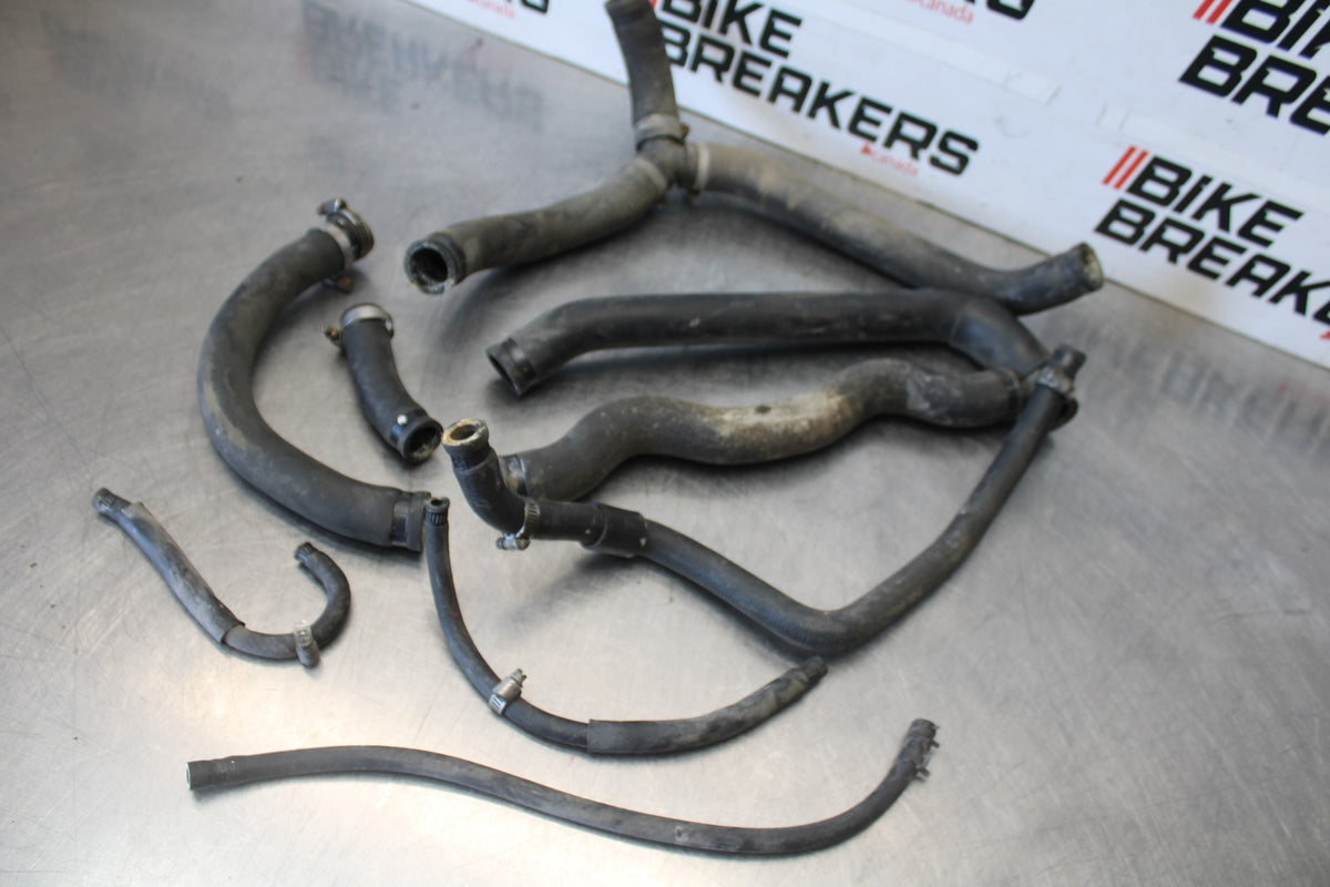 06-07 HONDA INTERCEPTOR 800 VFR800 RADIATOR HOSES COOLANT WATER PIPES BB917