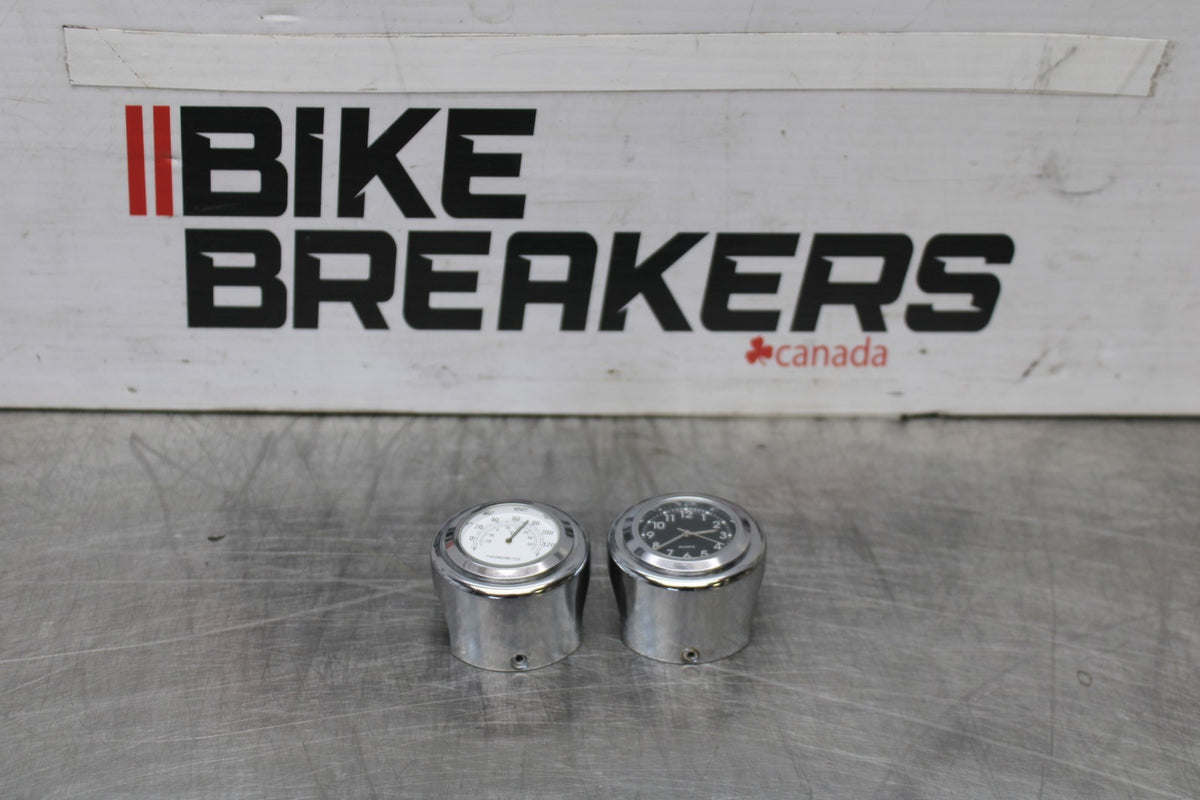 05-09 SUZUKI BOULEVARD C90 CLOCK TEMP GAUGES METER SET PAIR BB918