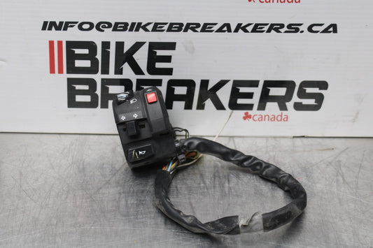 08-10 SUZUKI GSXR 600 LEFT CLIP ON HANDLE HORN SIGNALS SWITCH SWITCHES BB202