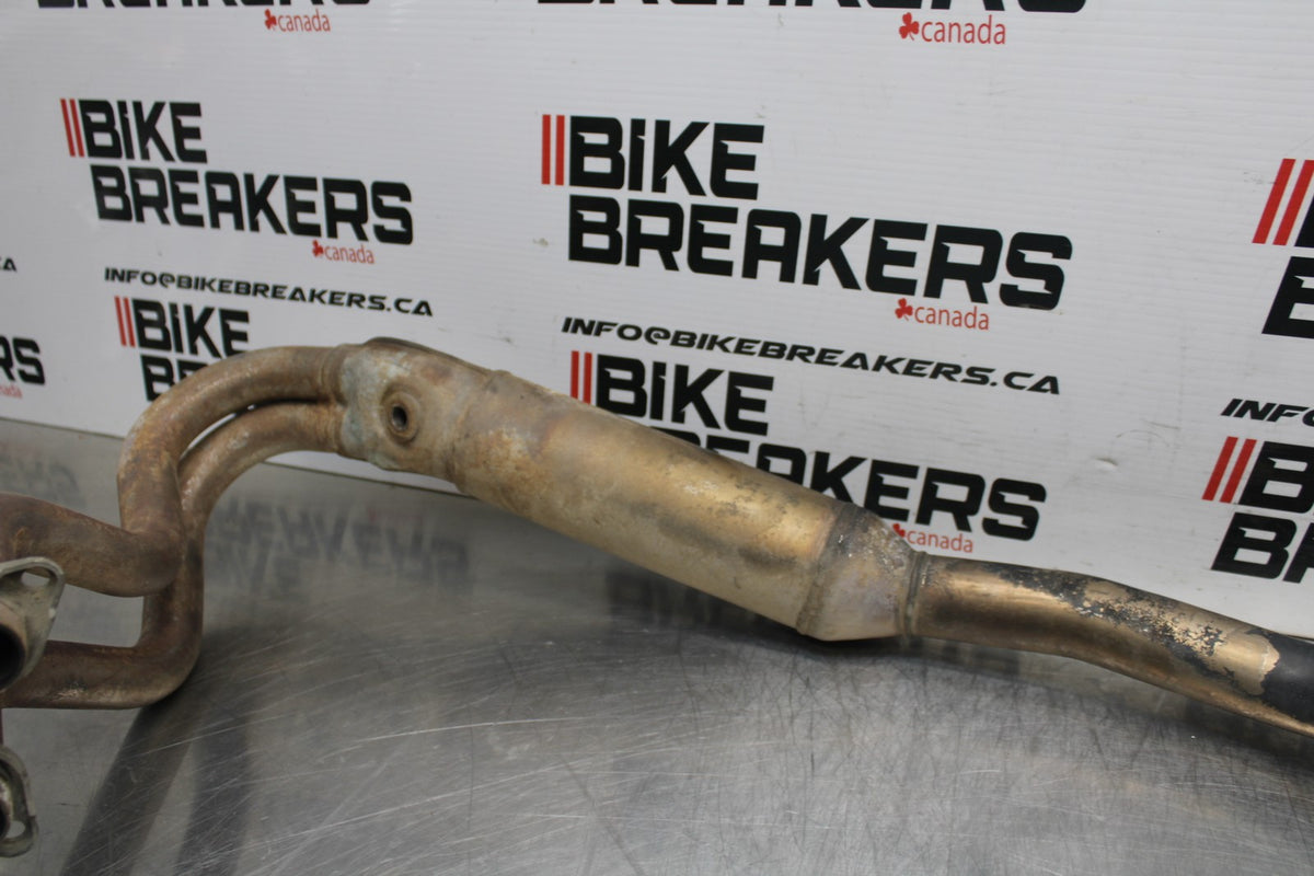 18-23 KAWASAKI NINJA 400 EX400 ABS FULL EXHAUST SYSTEM HEADERS PIPE BB795
