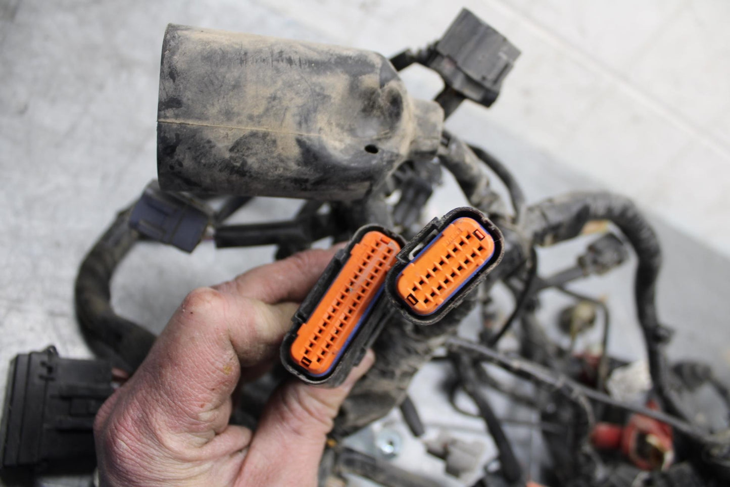 18 KAWASAKI Z 400 MAIN ENGINE WIRING HARNESS MOTOR WIRE LOOM BB469