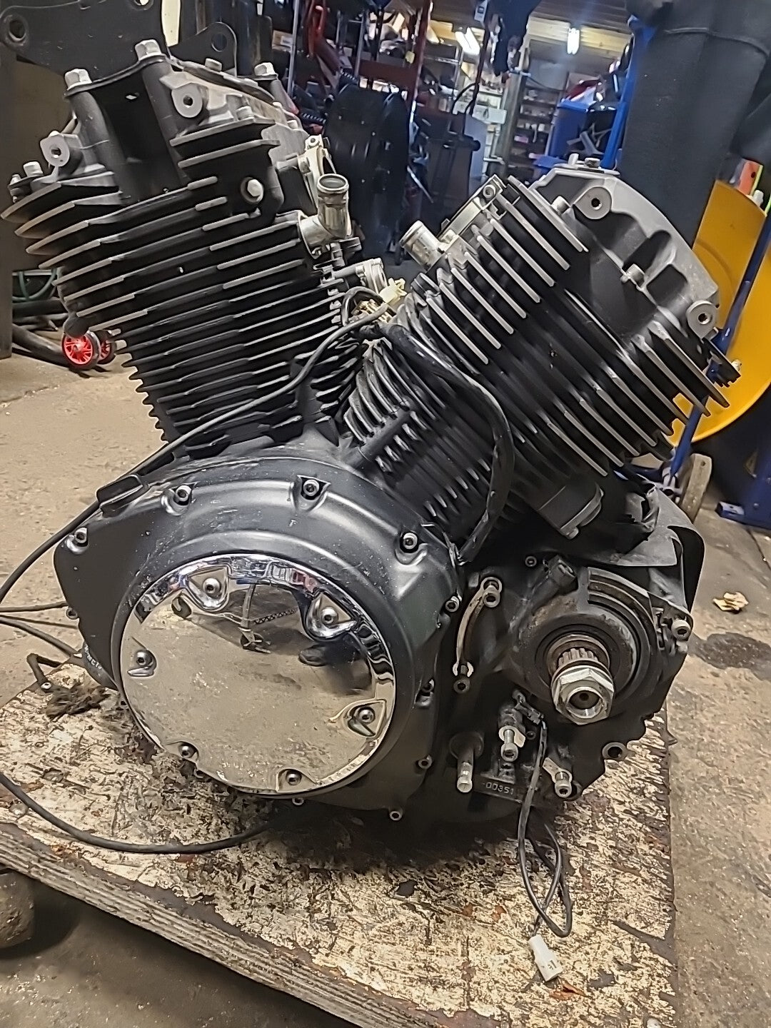 2007 Yamaha V Star 1300 XVS1300A ENGINE MOTOR BB78