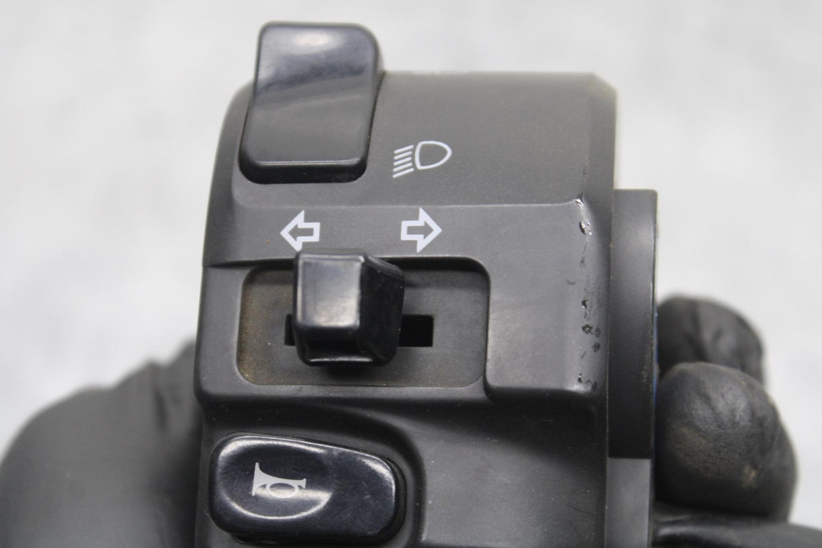 2009 Kawasaki Ninja 250R EX250J LEFT CLIP ON HANDLE HORN SIGNALS SWITCH  BB87