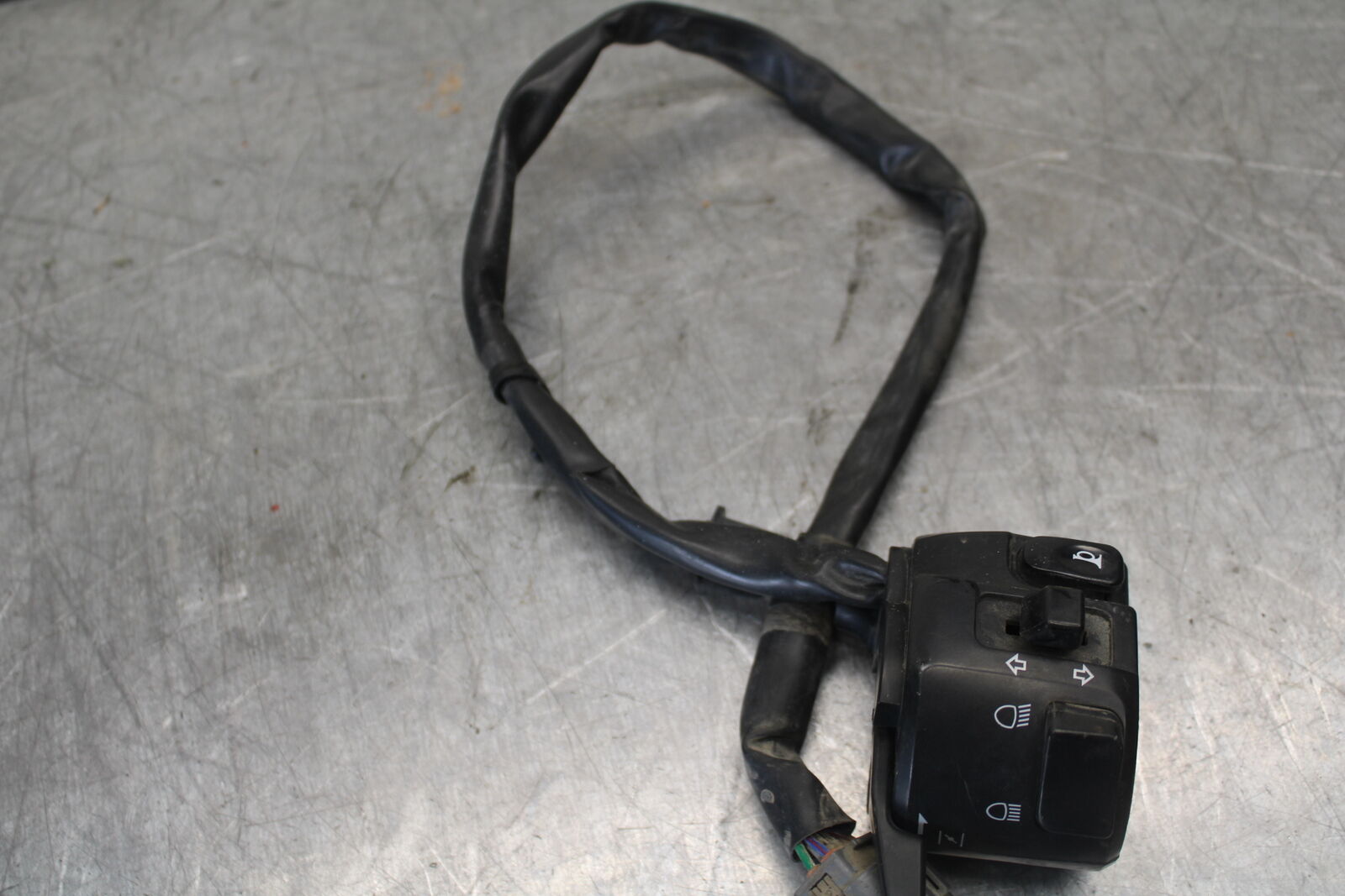 08-18 KAWASAKI KLR650 LEFT CLIP ON HANDLE HORN SIGNALS SWITCH SWITCHES BB707