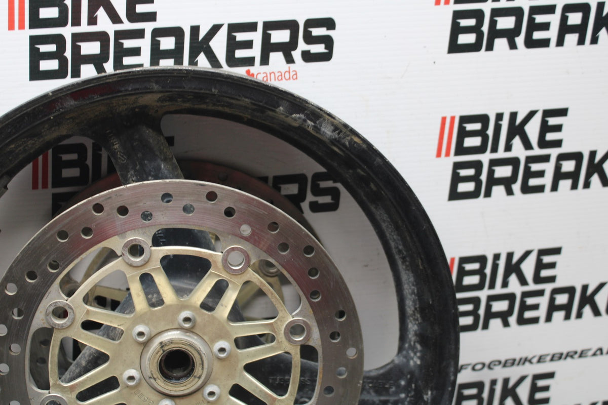 98-05 HONDA SUPER HAWK 1000 VTR1000F FRONT WHEEK FRONT RIM & ROTORS BB821