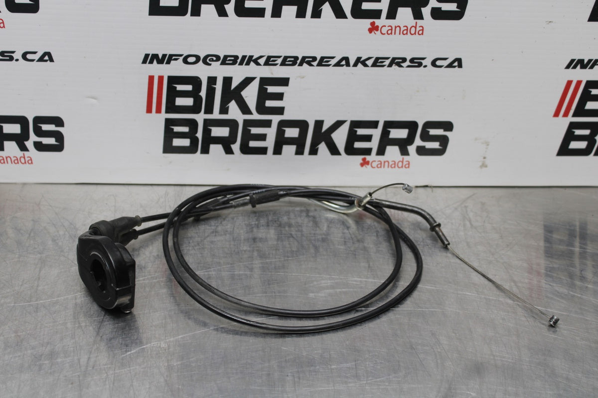 07-08 KAWASAKI NINJA ZX6R THROTTLE CABLE LINE HOUSING GUIDE BB199