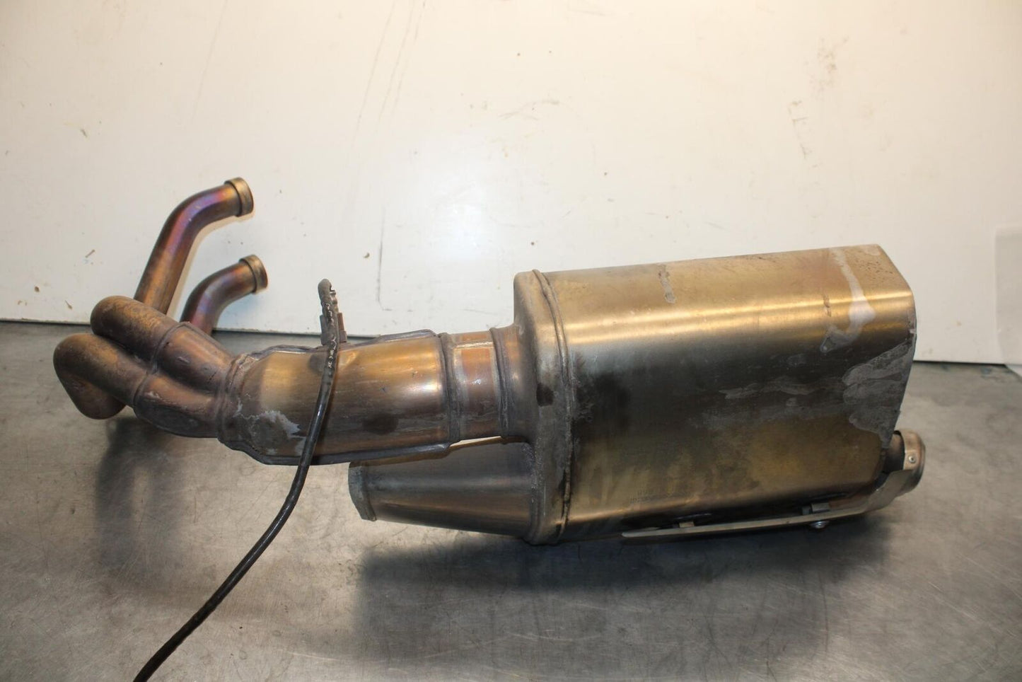 12-17 KAWASAKI ER-6N Z650 FULL EXHAUST SYSTEM HEADERS PIPE MUFFLER  BB607