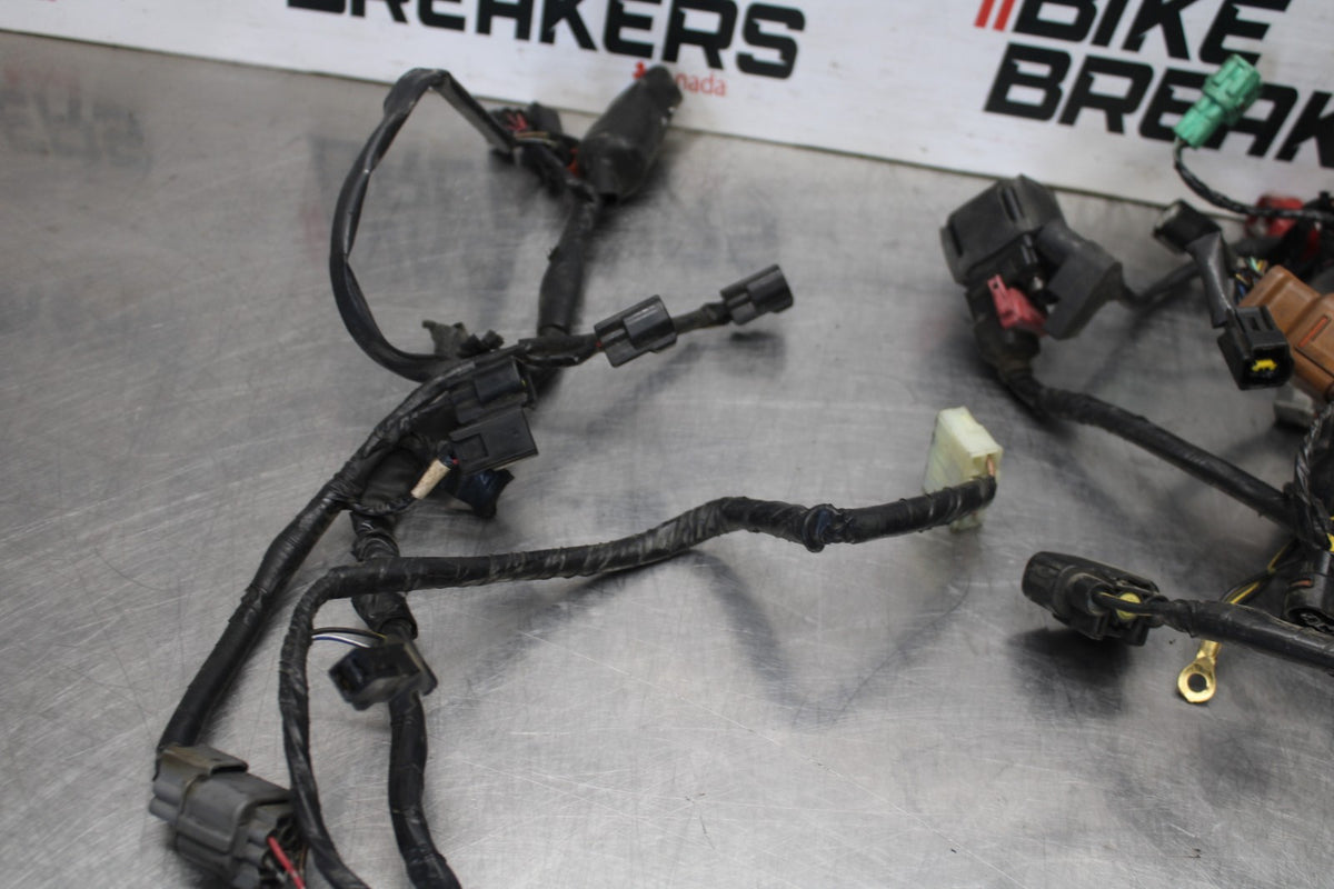 04-05 KAWASAKI NINJA ZX10R MAIN ENGINE WIRING HARNESS MOTOR WIRE LOOM BB931