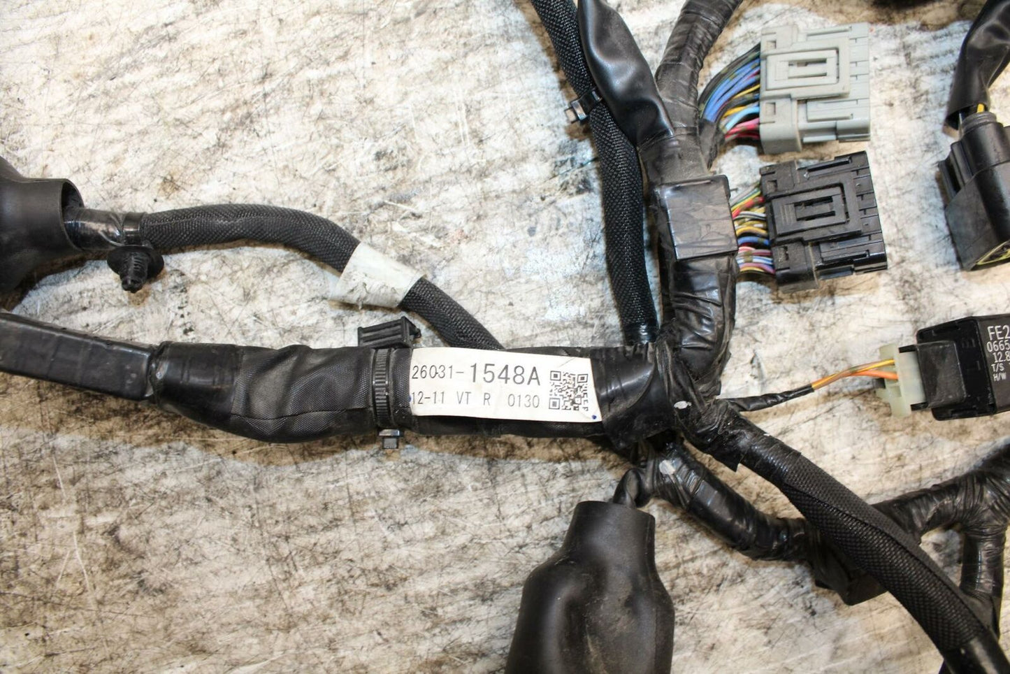 13-18 KAWASAKI NINJA ZX6R MAIN  WIRING HARNESS MOTOR WIRE LOOM 26031-1548  BB311