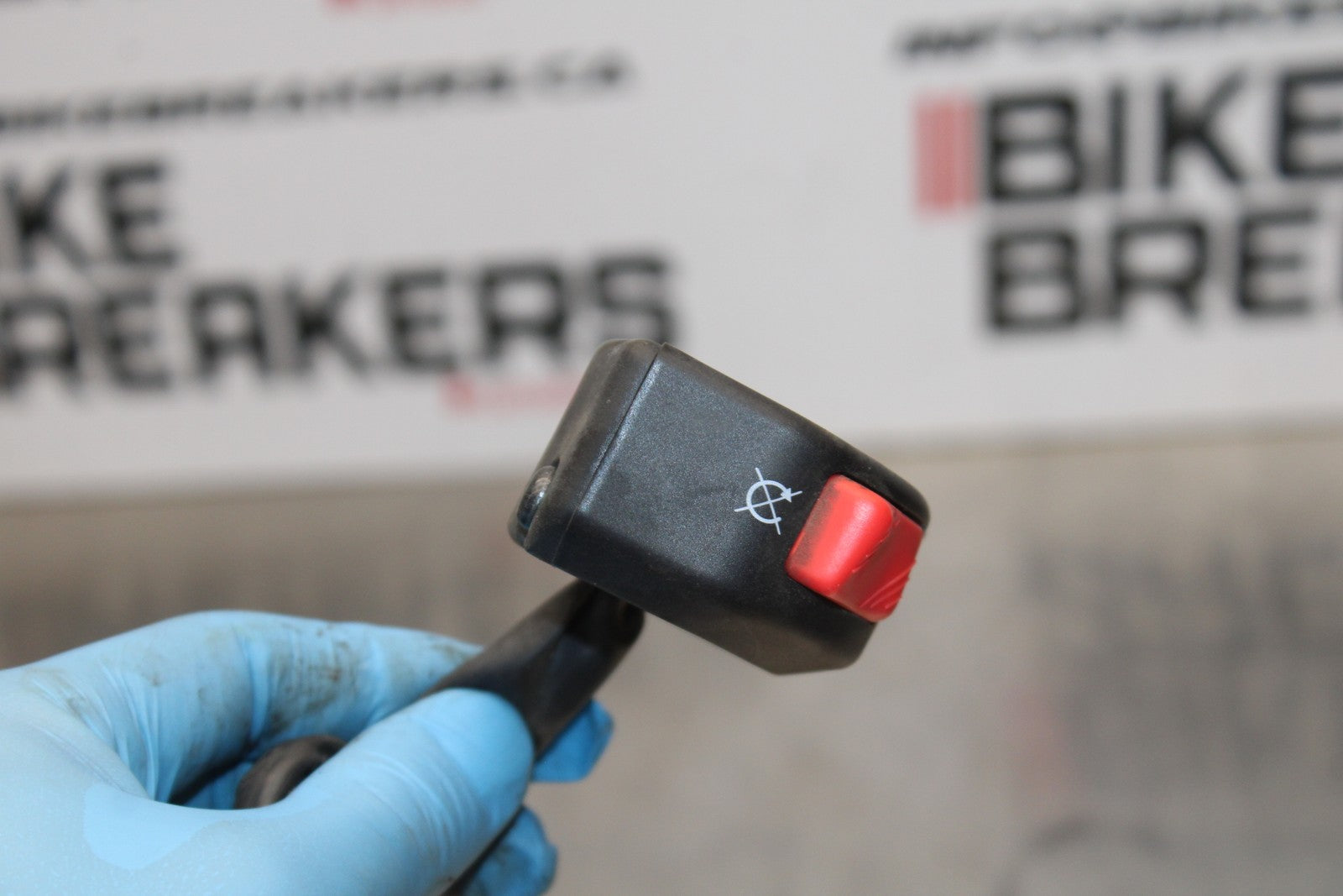 08-18 KAWASAKI KLR650 RIGHT CLIP ON HANDLE KILL OFF START SWITCH SWITCHES BB183