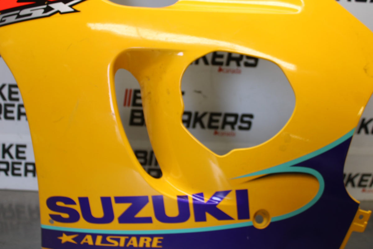 97-98 SUZUKI GSXR 600 SRAD LEFT LOWER MID UPPER SIDE FAIRING COWL BB00
