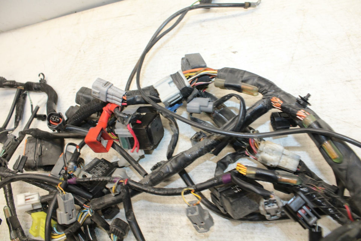 15-16 SUZUKI GSXS750 MAIN ENGINE WIRING HARNESS MOTOR WIRE LOOM BB374