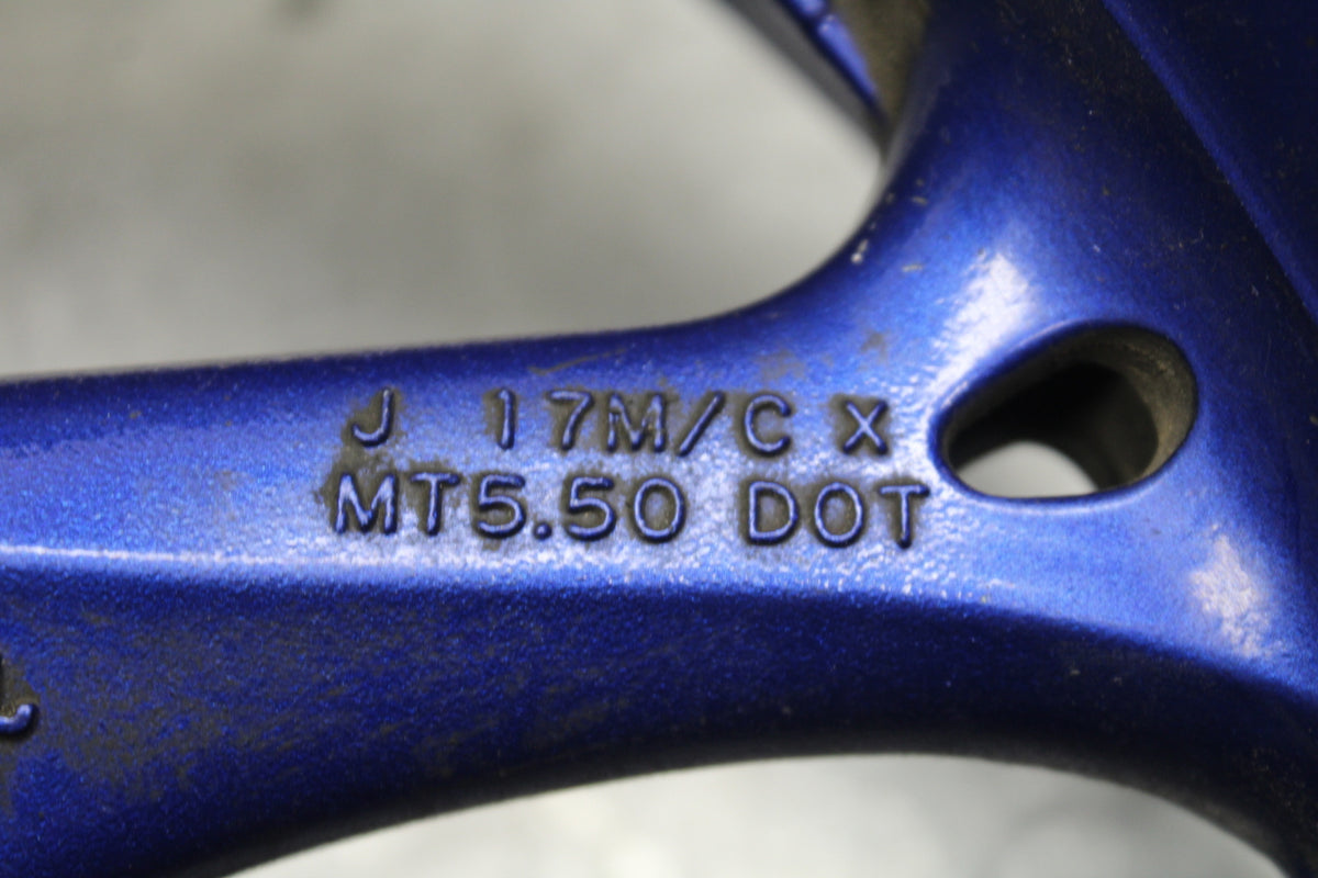 08-09 SUZUKI GSXR600 REAR WHEEL BACK RIM BB728