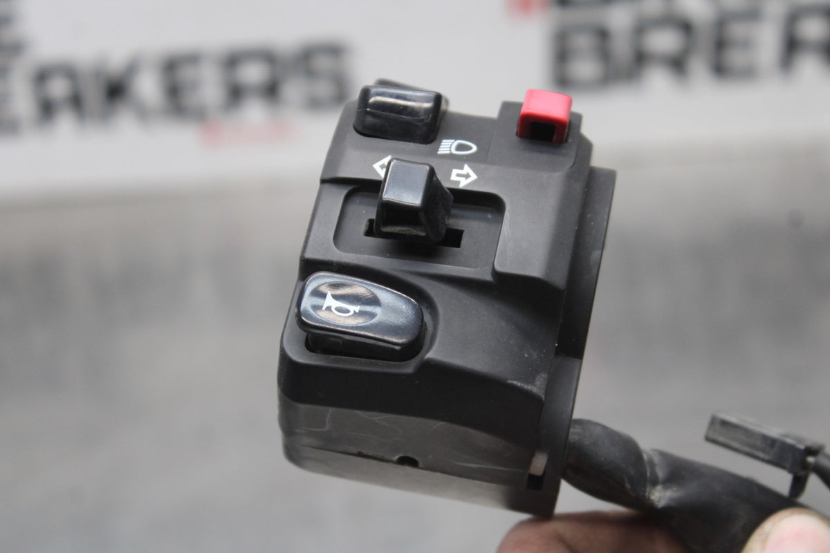 13 KAWASAKI NINJA 650 EX650F ABS LEFT CLIP ON HANDLE HORN SIGNALS SWITCH BB828