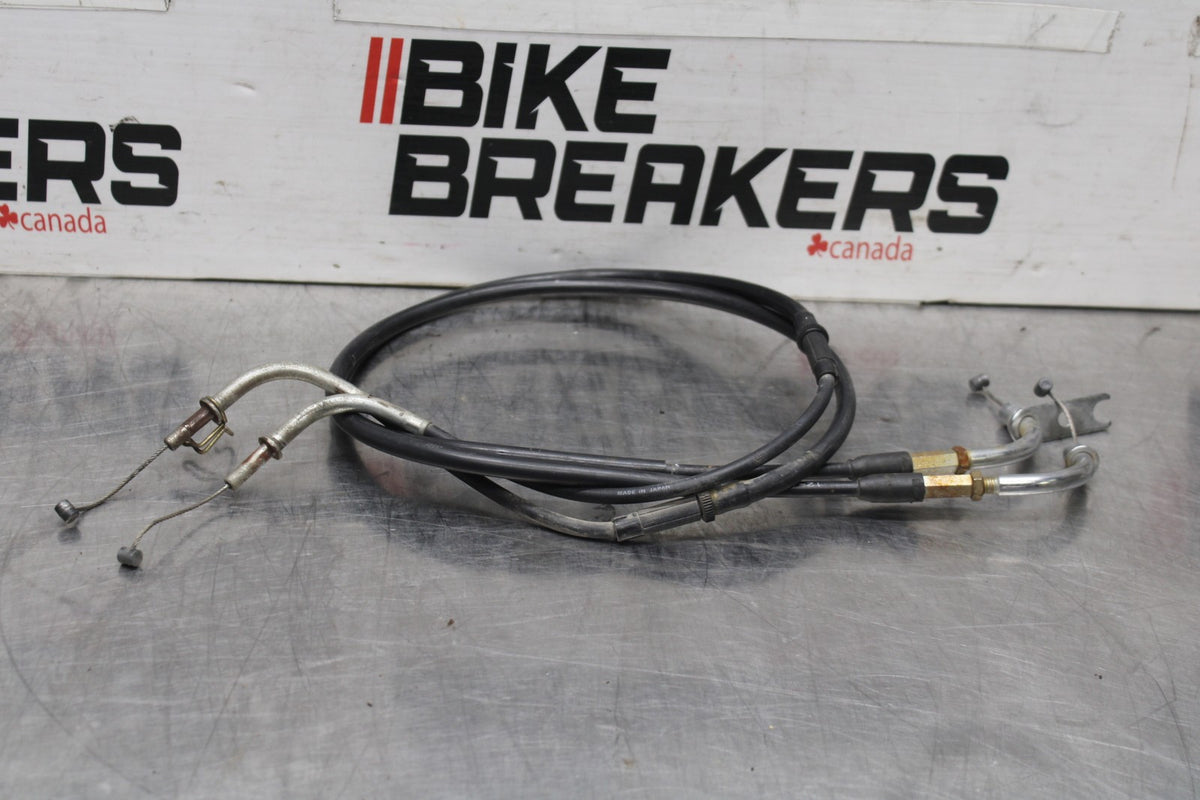 97 KAWASAKI VULCAN 1500 VN1500D CLASSIC THROTTLE CABLES LINES BB936