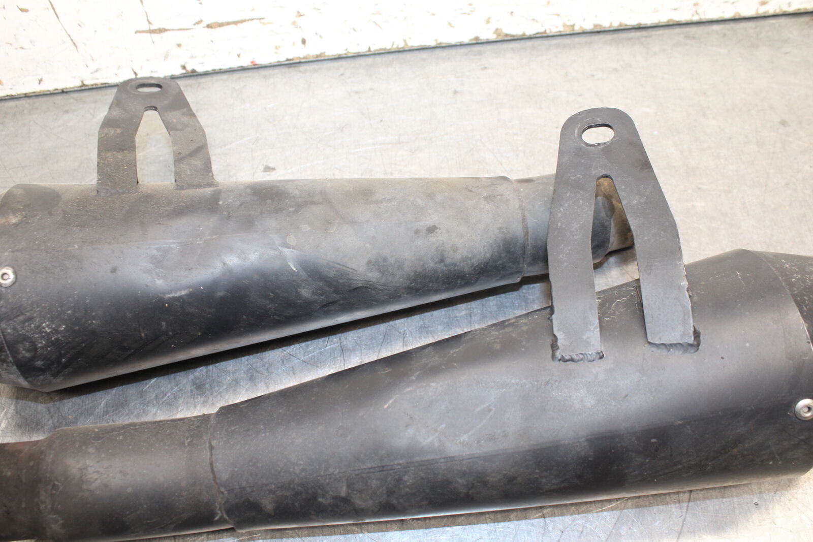 12-13 KAWASAKI Z1000 M4 EXHAUST PIPE MUFFLER SLIP ON CAN SILENCER  BB743