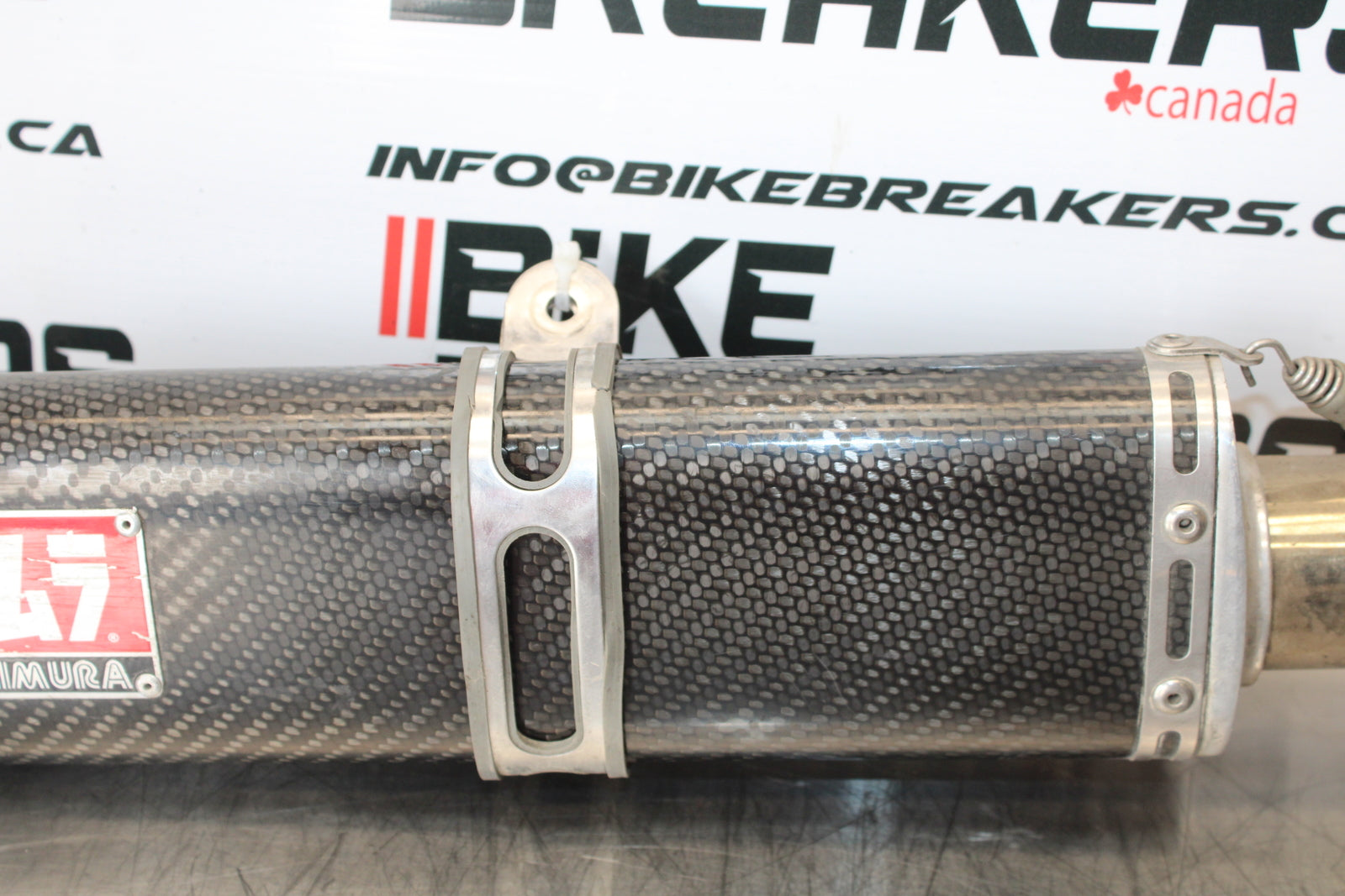 07-08 YAMAHA YZF R1 YOSHIMURA RIGHT EXHAUST MUFFLER SLIP ON CAN SILENCER BB160