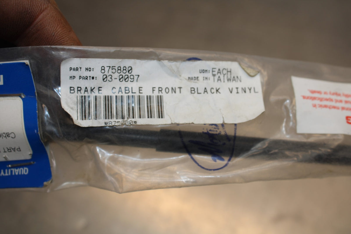 86-88 KAWASAKI KLT185 FRONT BRAKE CABLE LINE BB876