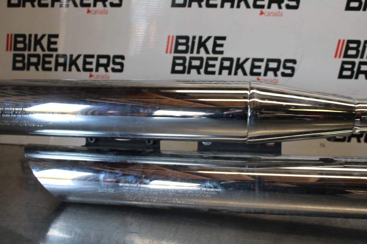 07 SUZUKI BOULEVARD M50 HEADER EXHAUST PIPE MUFFLERS BB897