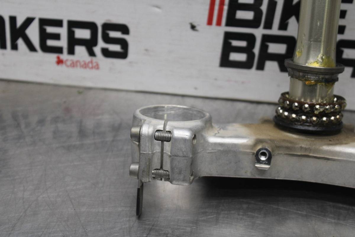 07-08 KAWASAKI NINJA ZX6R FRONT FORKS CLAMP LOWER TRIPLE TREE STEM BB937