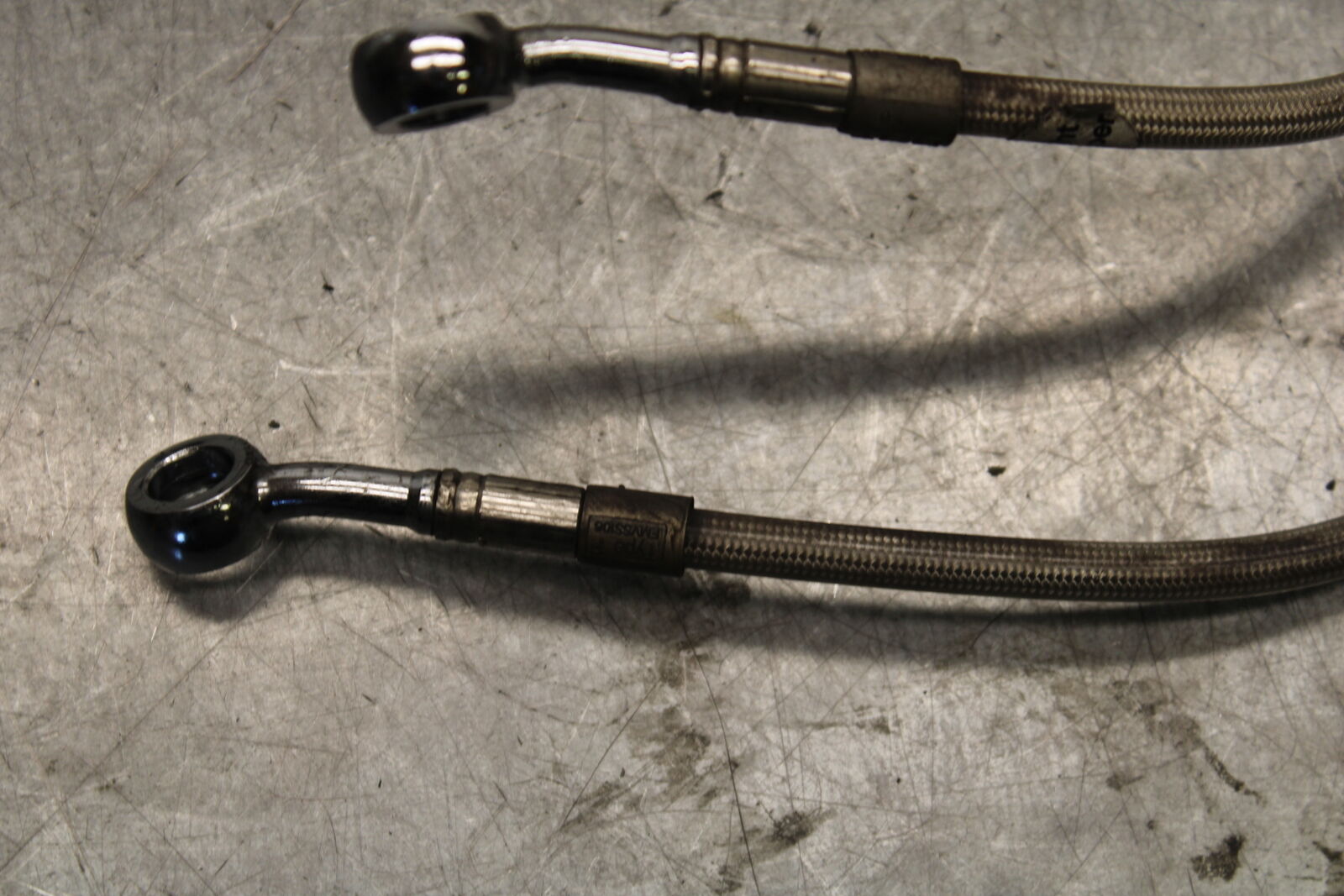 05-06 SUZUKI GSXR1000 AFTERMARKET BRAIDED FRONT BRAKE CALIPER HOSES LINES BB677