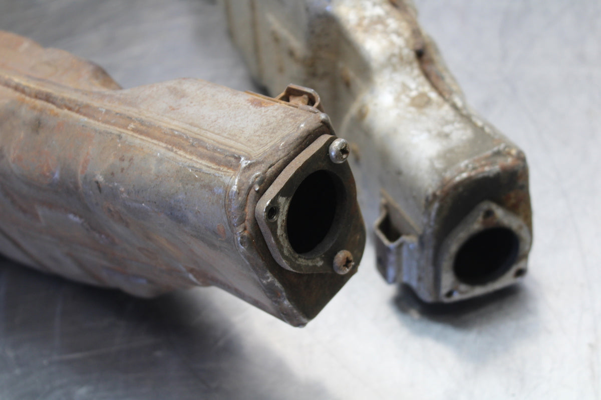 85 YAMAHA RZ500 FULL EXHAUST SYSTEM HEADERS PIPE MUFFLER BB00