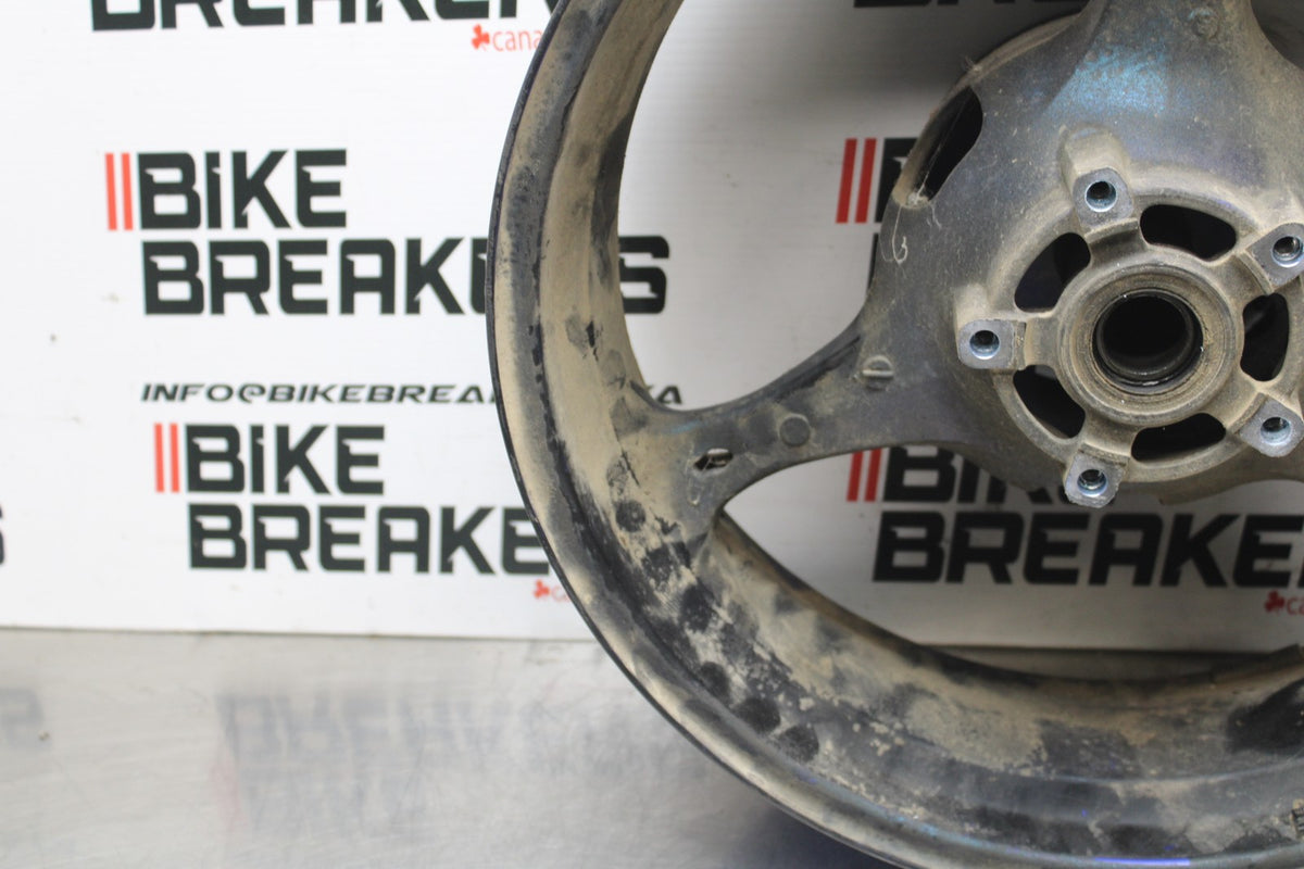 06-07 SUZUKI GSXR600 REAR WHEEL BACK RIM & ROTOR BB836
