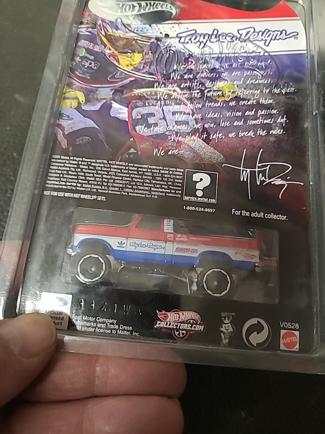 hot wheels texas drive em Troy Lee Designs Edition 614/1100